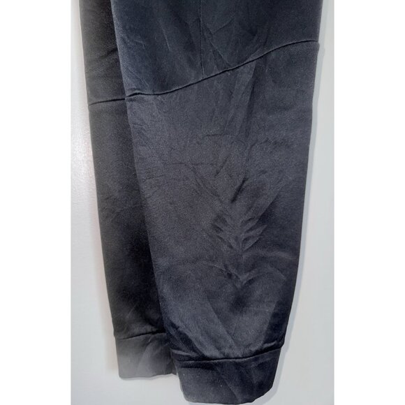 Nike Jogger Pants Women’s Size Large Dri-Fit Black Polyester Fleece Lined - Picture 8 of 12